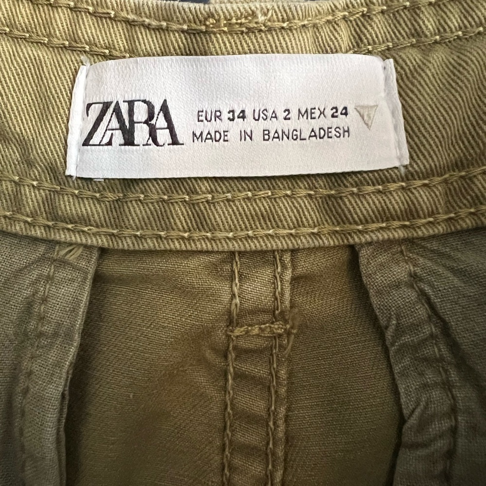 Zara Straight Leg Cargo Pants - Picture 7 of 7